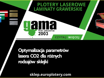 Optymalizacja parametrów lasera CO2 dla różnych rodzajów sklejki